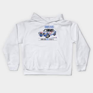 Lada 2105 VFTS Group B Front 05 Kids Hoodie